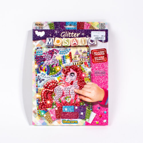 Kit de artă mozaic strălucitor "Glitter MOSAIC" (205x260)