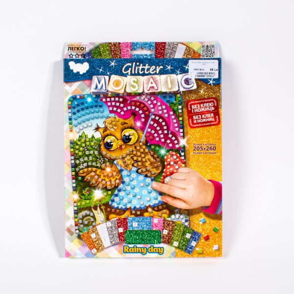 Kit de artă mozaic strălucitor "Glitter MOSAIC" (205x260)