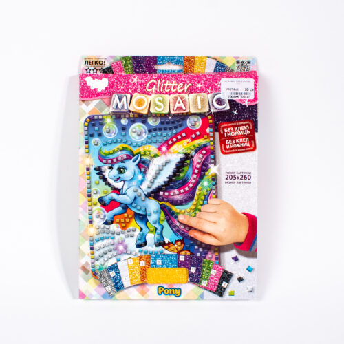 Kit de artă mozaic strălucitor "Glitter MOSAIC" (205x260)