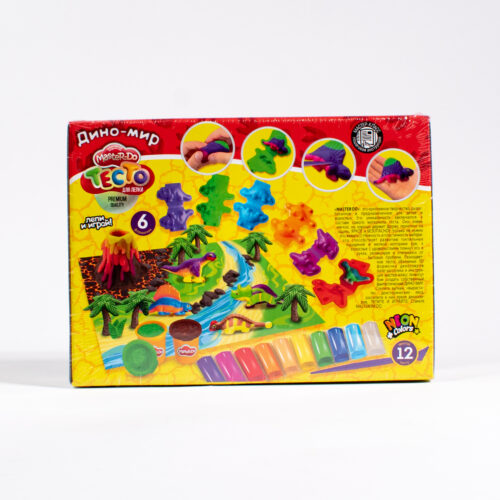 Set de creație cu aluat de modelare MASTER DO (dinozauri)