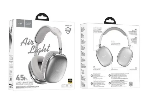 Беспроводные наушники HOCO W35 Air Triumph Bluetooth (серебристые)