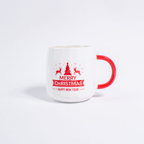 Кружка «Новый год» керамическая с крышкой (66-10036)