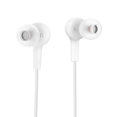 Проводные наушники HOCO M78 El Placer Universal с микрофоном (белые)