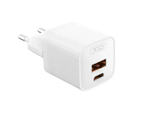Зарядное устройство XO L147(EU) PD20W 1USB-A + 1USB-C (белый)