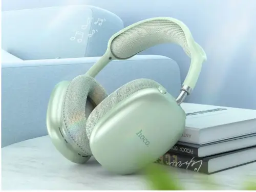 Беспроводные наушники HOCO W35 Air Triumph Bluetooth (зелёные)