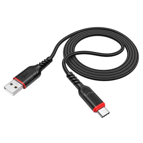 Кабель зарядки и передачи данных HOCO X59 Victory USB to Type-C (чёрный)