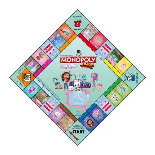 Настольная игра «Монополия Джуниор: Кукольный домик Габби»