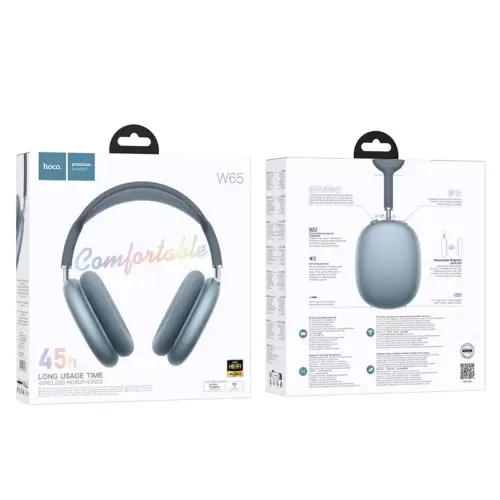 Беспроводные наушники HOCO W65 Happy Bluetooth (синие)